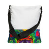 Purple Dancing Bear Hearts Tie-Dye Tote Bag | JamminOn