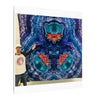 Cosmic Bear Mandala Tie-Dye Wall Art Canvas Print | JamminOn