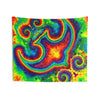 Om Symbol Rainbow Tie-Dye Wall Tapestry | JamminOn