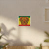 Rasta Lion Tie-Dye Canvas Print | JamminOn