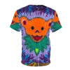 Orange Bear Radial Tie-Dye AOP Shirt - JamminOn