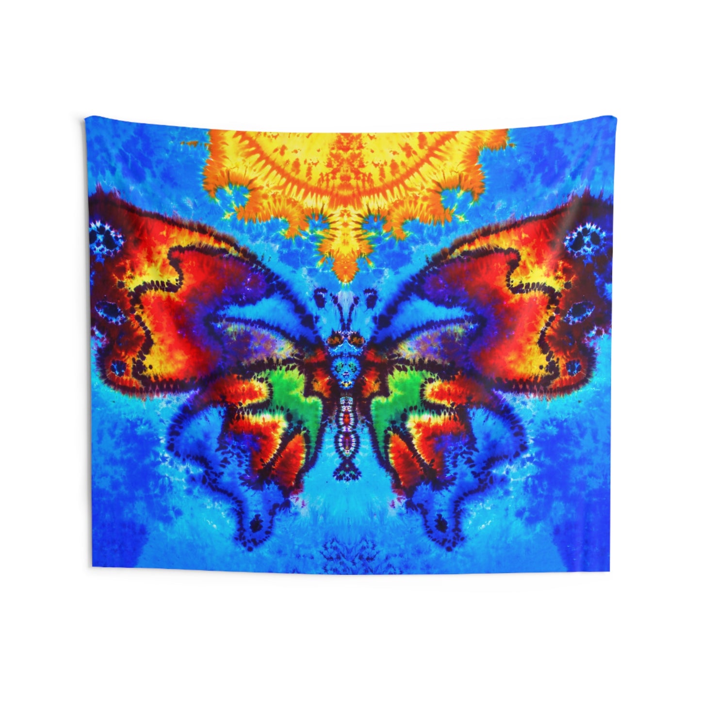 Blue Moth Tapestry