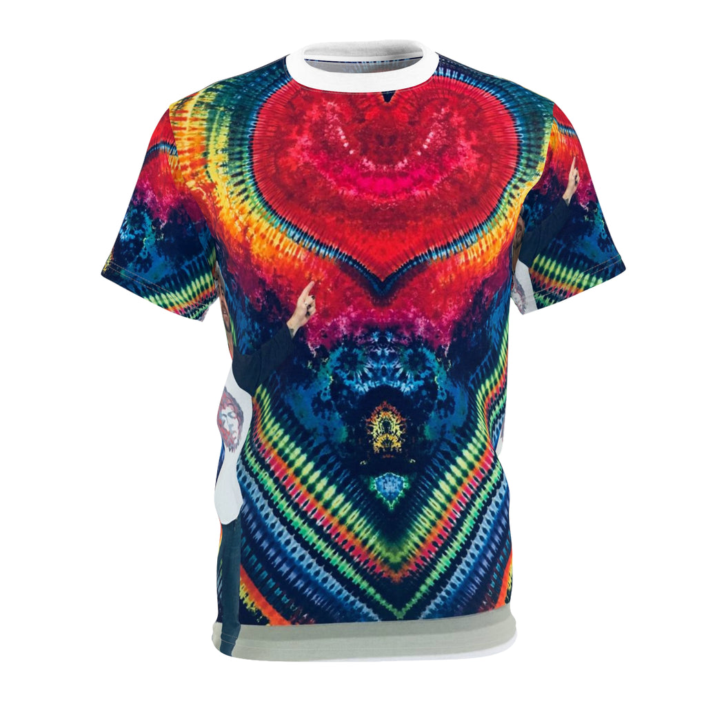 Rainbow Heart Tie-Dye AOP Shirt - JamminOn