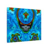 Stealie Turtle Mandala Tie-Dye Canvas Print | JamminOn