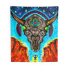 Desert Skull Cosmic Tie-Dye Wall Tapestry | JamminOn