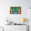 Rainbow Bear Full Spectrum Tie-Dye Wall Art Canvas Print | JamminOn