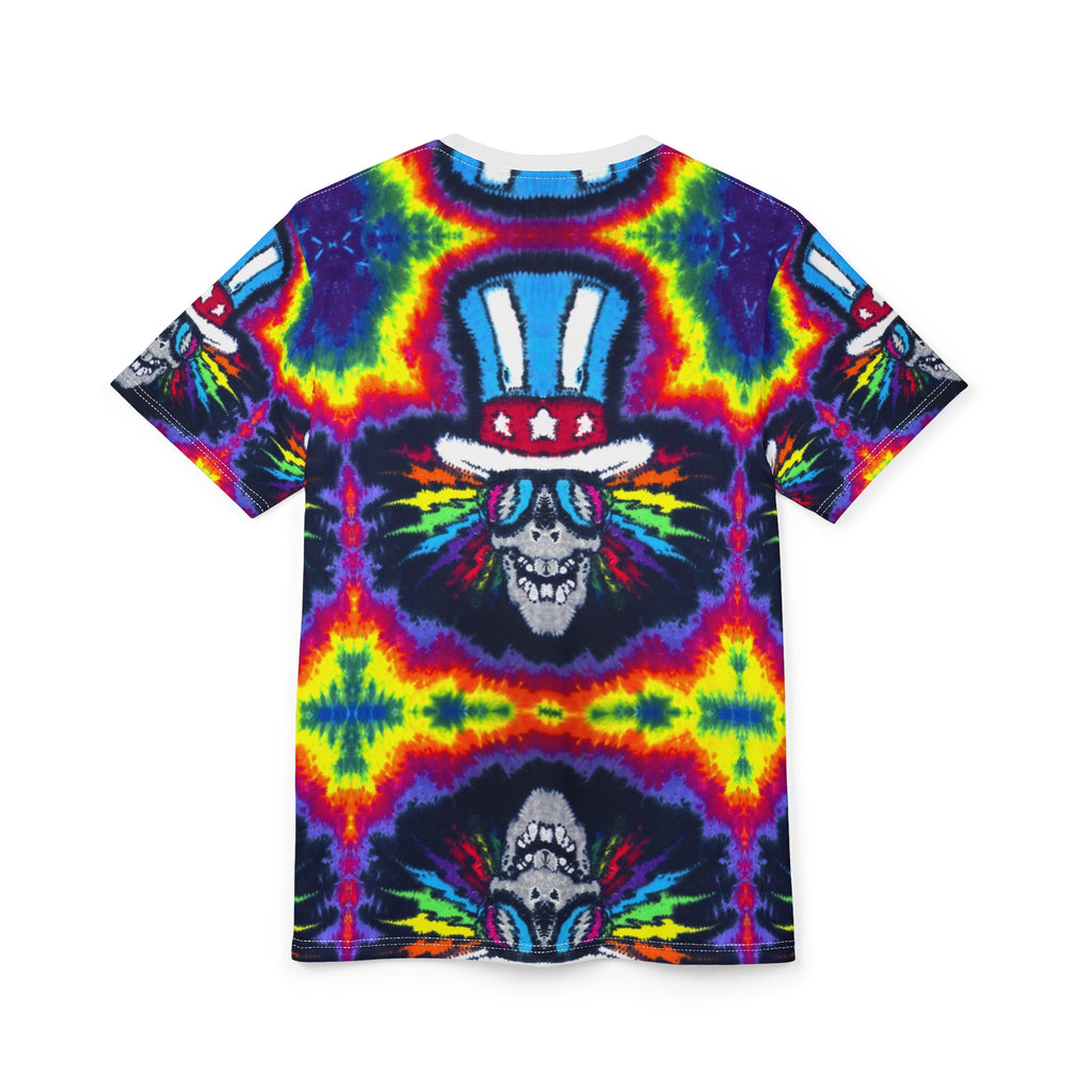 Electric Uncle Sam Psychedelic AOP Tie-Dye Shirt | JamminOn
