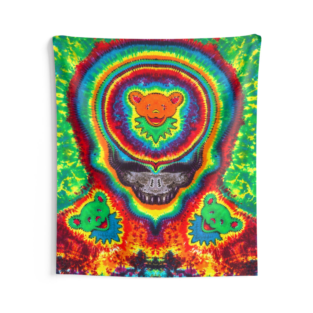 Steal Your Bears Tie-Dye Wall Tapestry | JamminOn