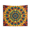 Lions Mane Fire Mandala Tie-Dye Tapestry | JamminOn