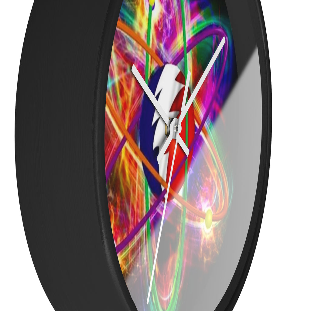 Psychedelic Tie-Dye Wall Clock | JamminOn Festival Home Decor