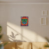 Rainbow Bear Full Spectrum Tie-Dye Wall Art Canvas Print | JamminOn