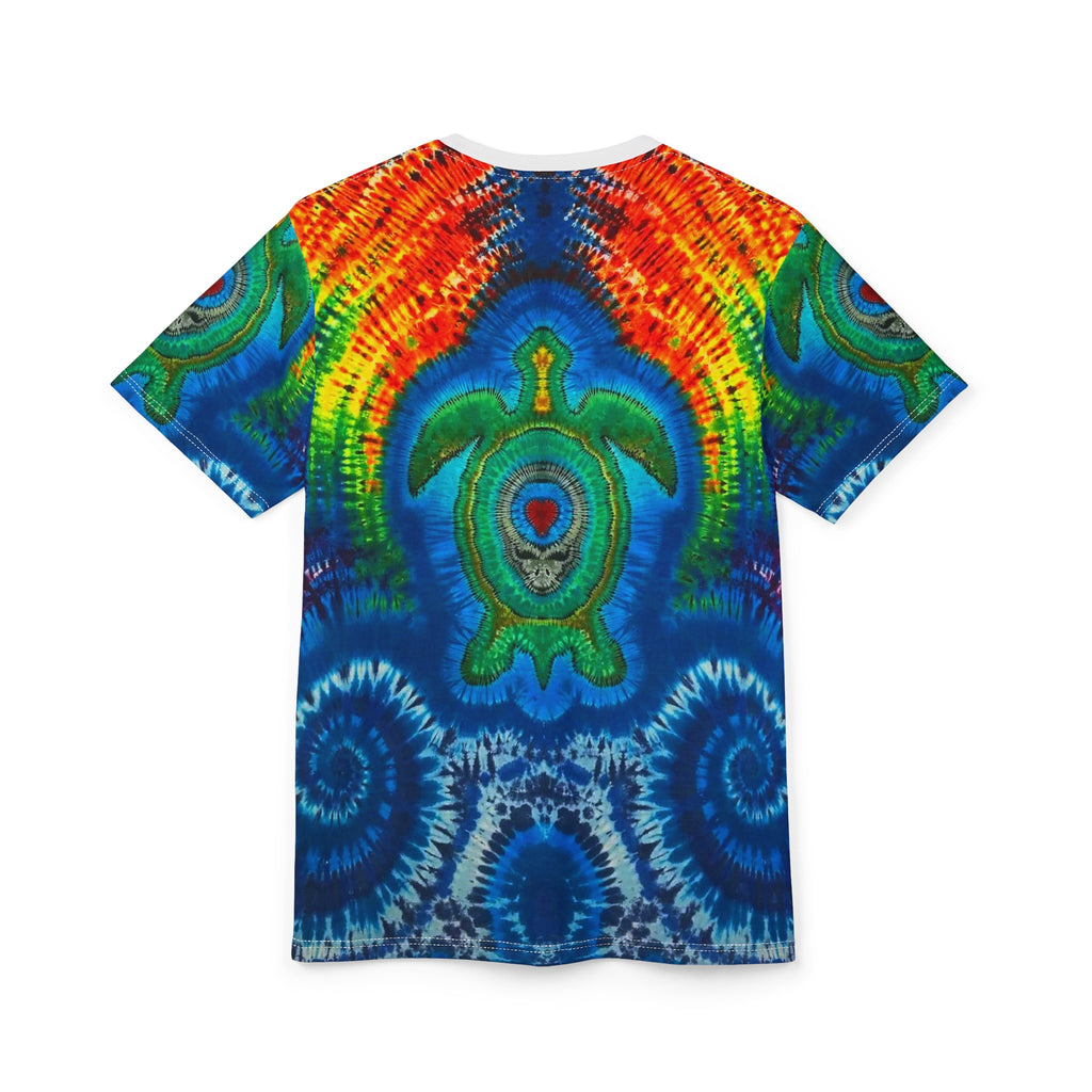Rainbow Arch Sea Turtle Tie-Dye AOP Shirt | JamminOn