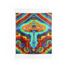 Psychedelic Mushroom Spiral Tie-Dye Tapestry | JamminOn