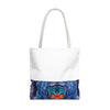 Cosmic Bear Mandala Psychedelic Tie-Dye Tote Bag | JamminOn