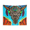Desert Skull Cosmic Tie-Dye Wall Tapestry | JamminOn