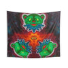 Triple Bear Glow Tie-Dye Wall Tapestry | JamminOn