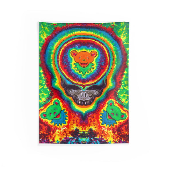 Steal Your Bears Tie-Dye Wall Tapestry | JamminOn