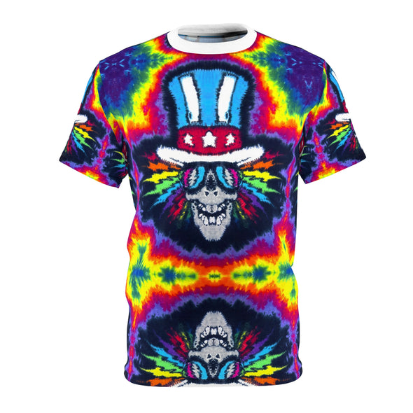 Electric Uncle Sam Psychedelic AOP Tie-Dye Shirt | JamminOn
