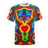 Blue Bear Heart Tie-Dye AOP Shirt | JamminOn