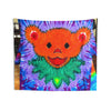 Orange Bear Radial Tie-Dye Wall Tapestry | JamminOn