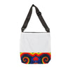 Purple Dancing Bear Hearts Tie-Dye Tote Bag | JamminOn