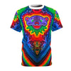 Purple Bear Chevron Tie-Dye AOP Shirt | JamminOn