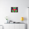 Triple Dancing Bears Tie-Dye Canvas Print | JamminOn