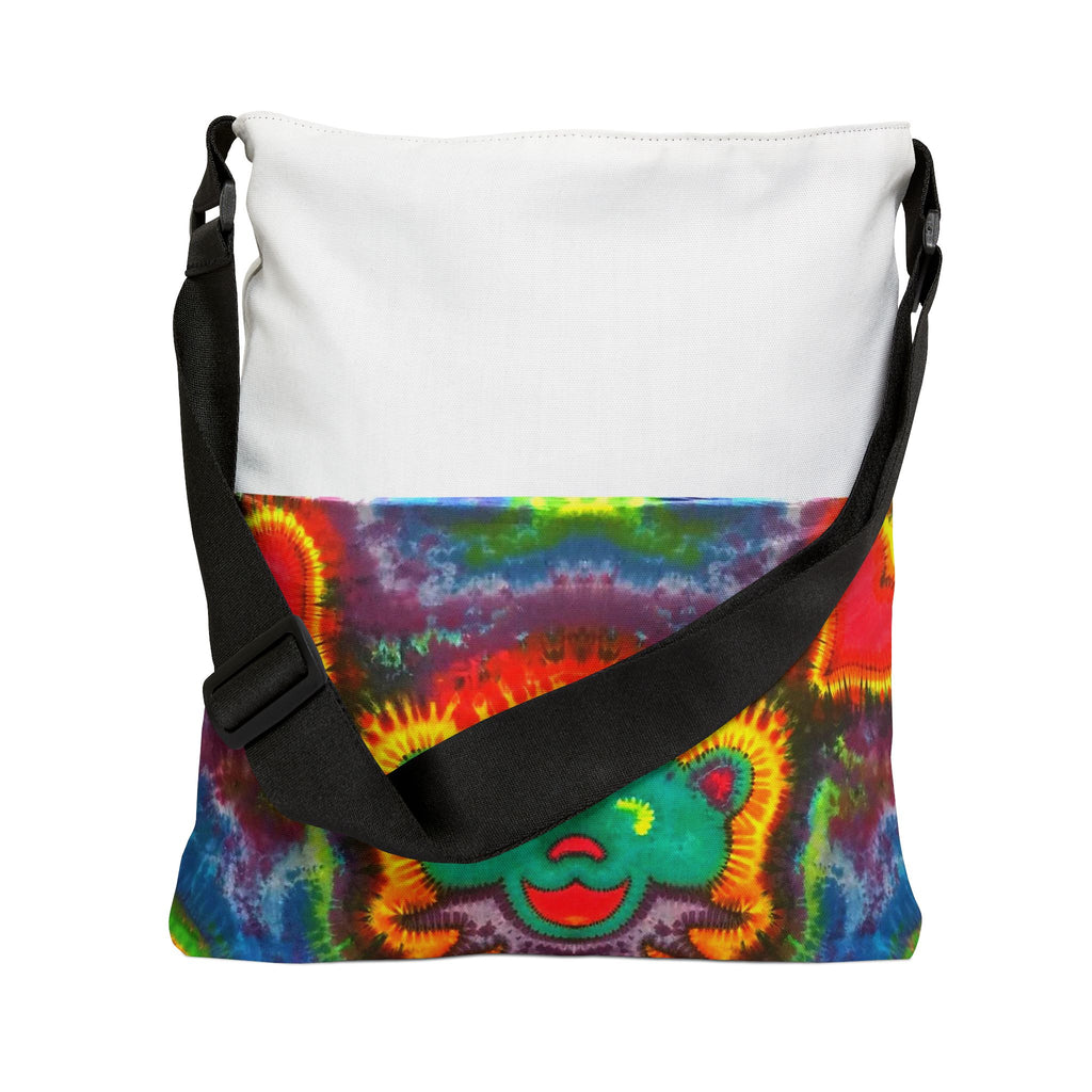 Bear and Mushroom Tie-Dye Tote Bag | JamminOn