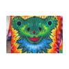 Rainbow Bear Full Spectrum Tie-Dye Wall Art Canvas Print | JamminOn