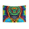 Mushroom Skull Mandala Tie-Dye Tapestry | JamminOn