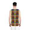Psychedelic Grateful Dead Skull Basketball Jersey – Rainbow Tie-Dye AOP
