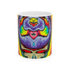 Stealie Skull Bear Heart Tie-Dye Ceramic Mug | JamminOn