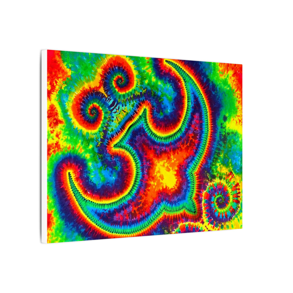 Om Symbol Rainbow Tie-Dye Canvas Print | JamminOn