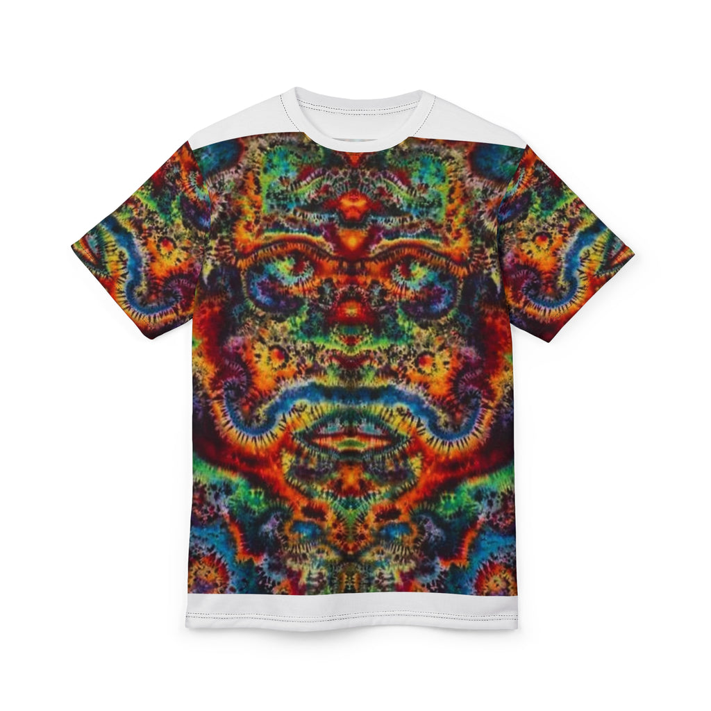 Abstract Mirror Mandala Tie-Dye AOP Shirt - JamminOn