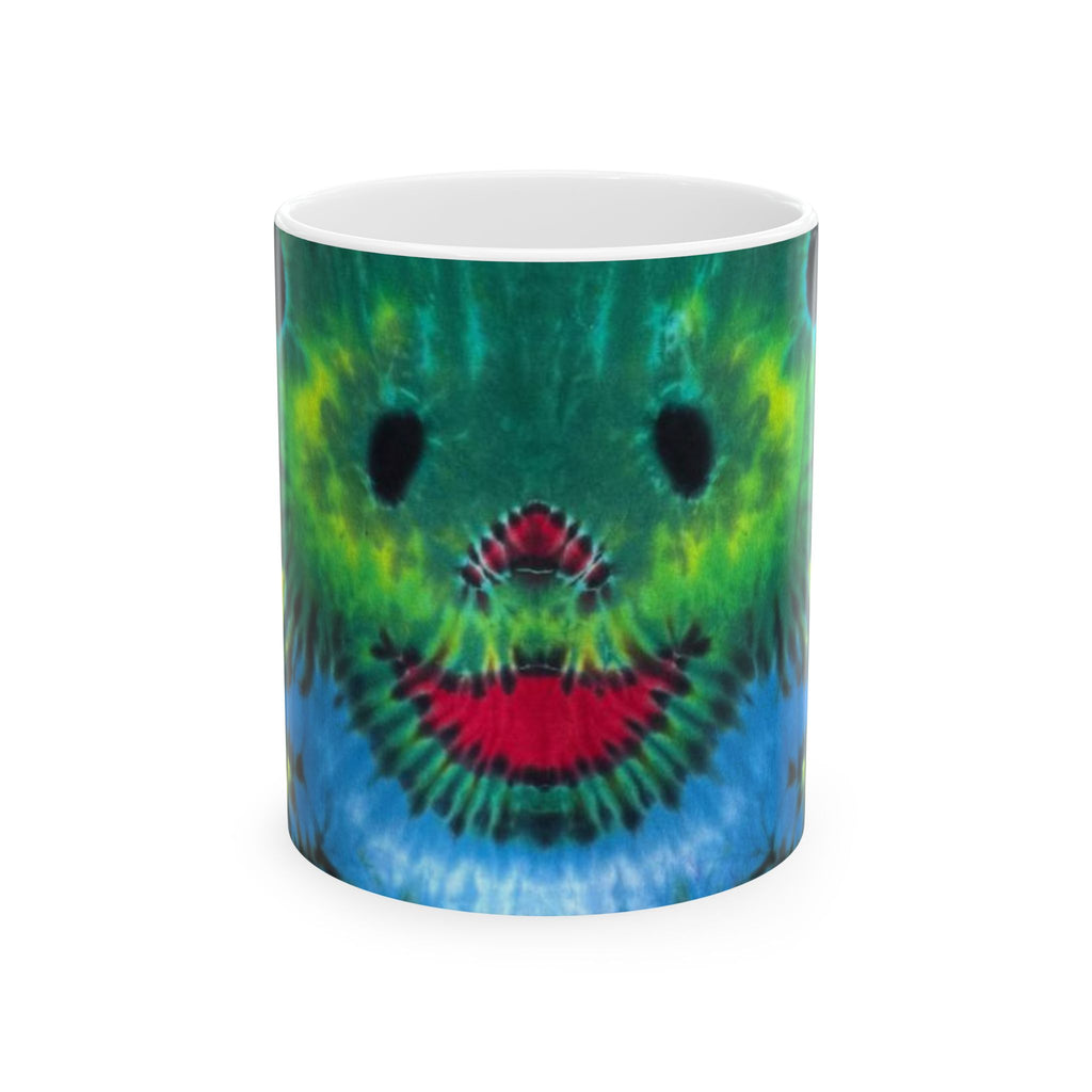 Rainbow Bear Full Spectrum Psychedelic Tie-Dye Coffee Mug | JamminOn
