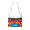 Rainbow Bear Full Spectrum Psychedelic Tie-Dye Tote Bag | JamminOn