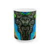 Buffalo Skull Tie-Dye Ceramic Mug | JamminOn