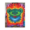 Rainbow Bear Full Spectrum Tie-Dye Wall Art Canvas Print | JamminOn