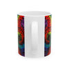Stealie Skull Bear Heart Tie-Dye Ceramic Mug | JamminOn