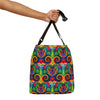 Purple Dancing Bear Hearts Tie-Dye Tote Bag | JamminOn