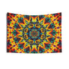 Lions Mane Fire Mandala Tie-Dye Tapestry | JamminOn