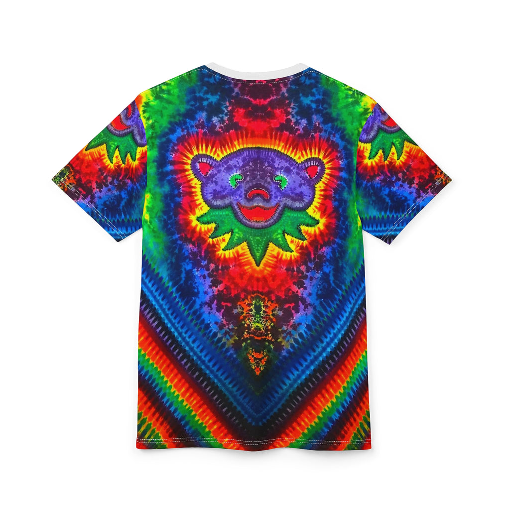 Purple Bear Chevron Tie-Dye AOP Shirt | JamminOn