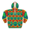 Peace Sign Fire Tie-Dye AOP Hoodie | JamminOn