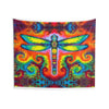 Rainbow Dragonfly Tie-Dye Wall Tapestry | JamminOn
