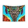 Desert Skull Cosmic Tie-Dye Wall Tapestry | JamminOn