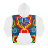 Blue Bear Heart Tie-Dye AOP Hoodie | JamminOn