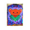 Orange Bear Radial Tie-Dye Wall Tapestry | JamminOn