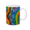 Bear and Mushroom Tie-Dye Ceramic Mug | JamminOn