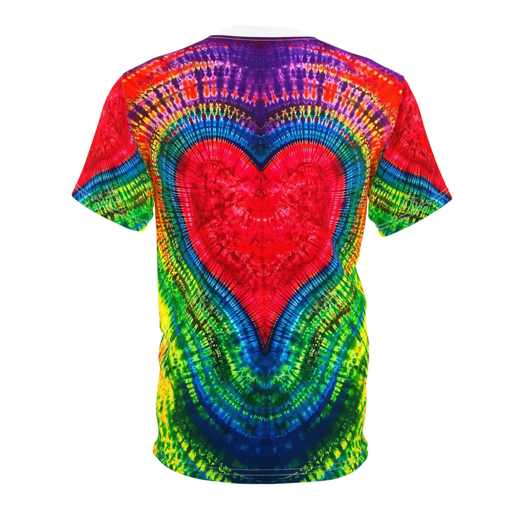 Rainbow Heart Tie-Dye AOP Shirt | JamminOn