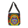 Stealie Skull Bear Heart Tie-Dye Tote Bag | JamminOn